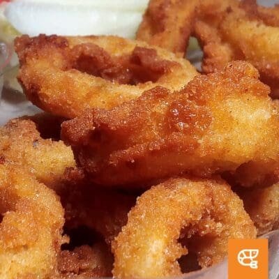 Calamares empanizados